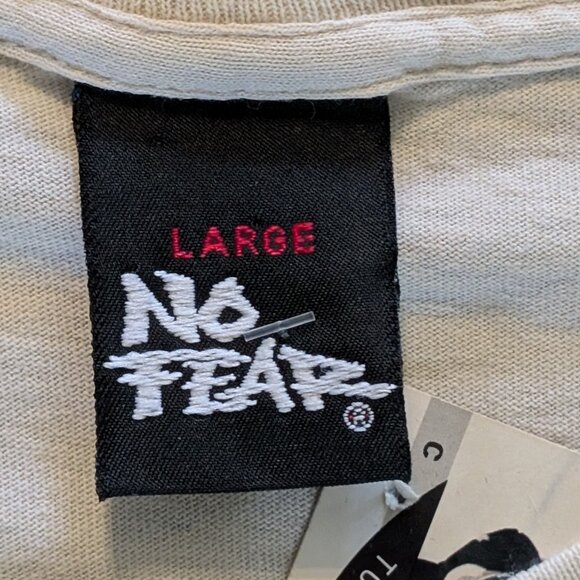 No Fear 'Pain is Just a Part of the Game' Single Stitch T-Shirt Made in USA - Si - Picture 3 of 6
